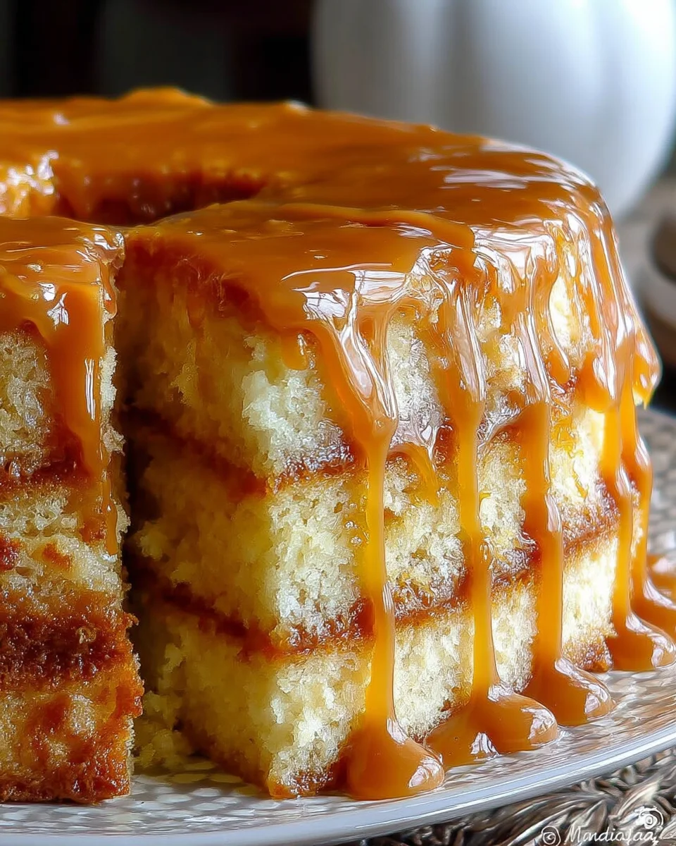 Salted Caramel Kentucky Butter Cake 32 Salted