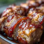 Slow Cooker Bacon Brown Sugar Pork Tenderloin