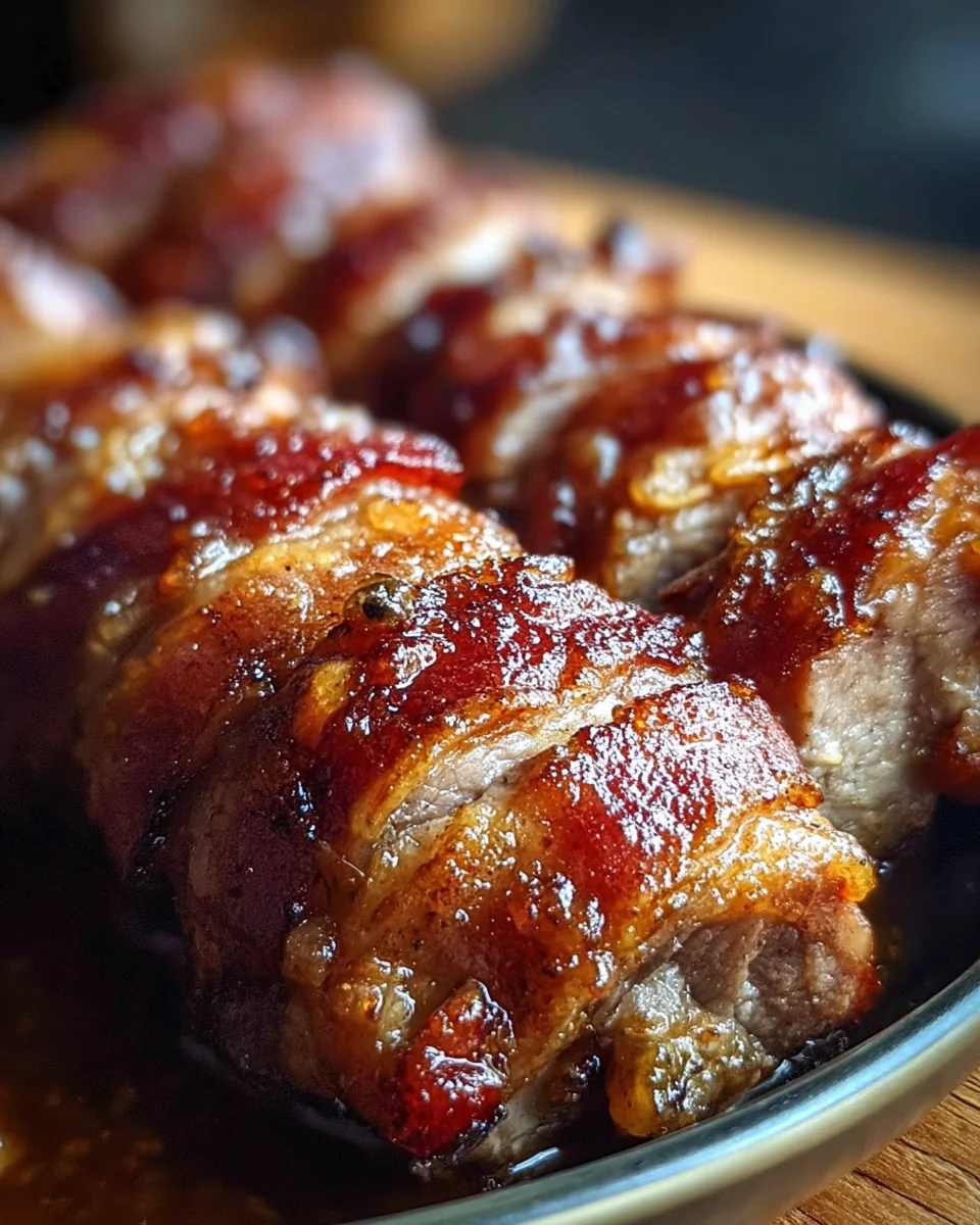 Slow Cooker Bacon Brown Sugar Pork Tenderloin 20 Slow