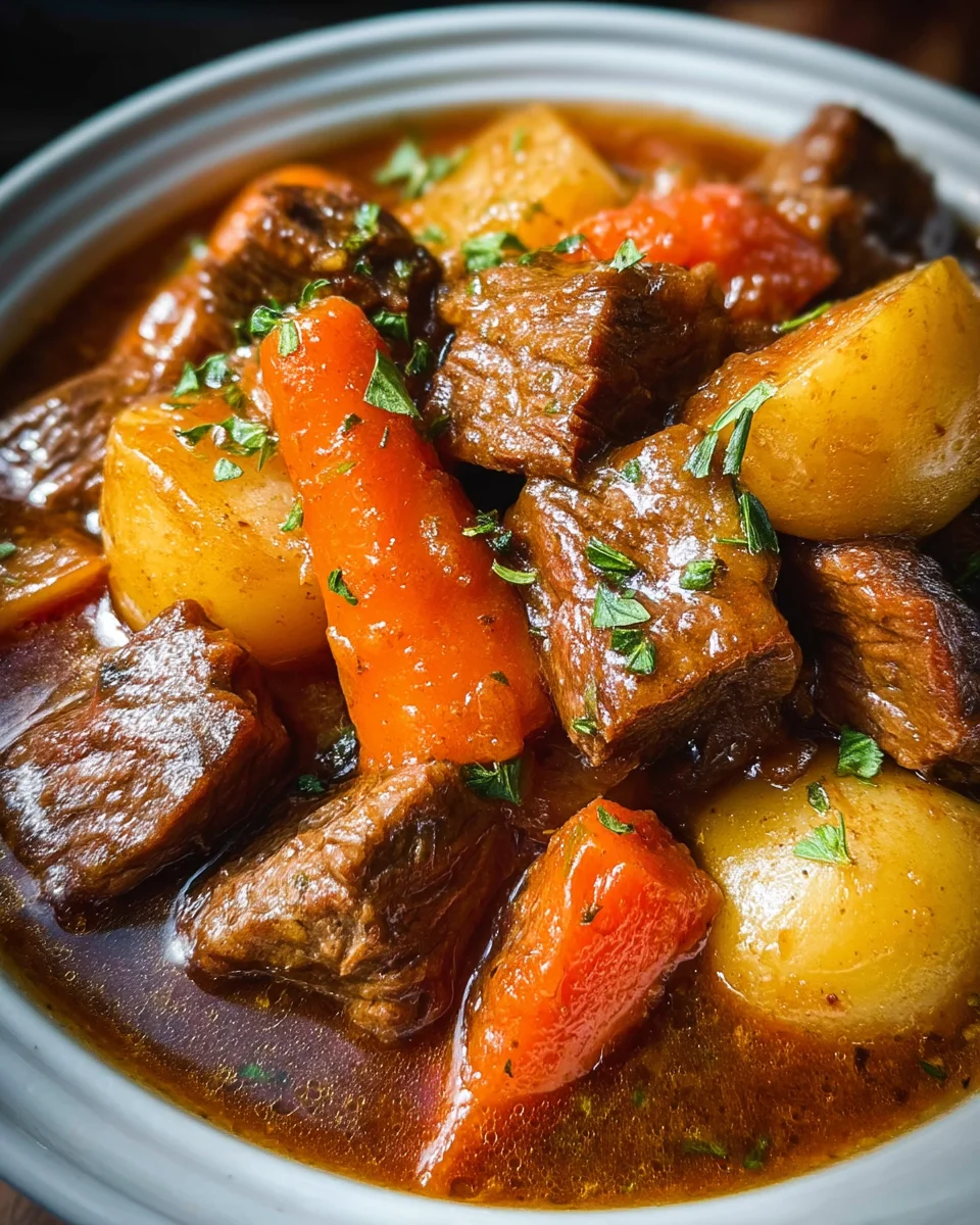 Slow Cooker Beef Stew 32 Slow
