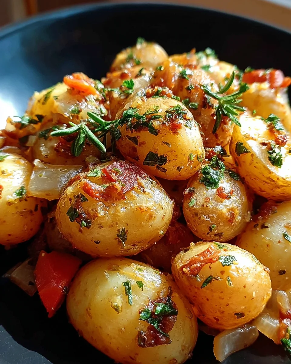 Slow Cooker Italian Potatoes 18 Slow