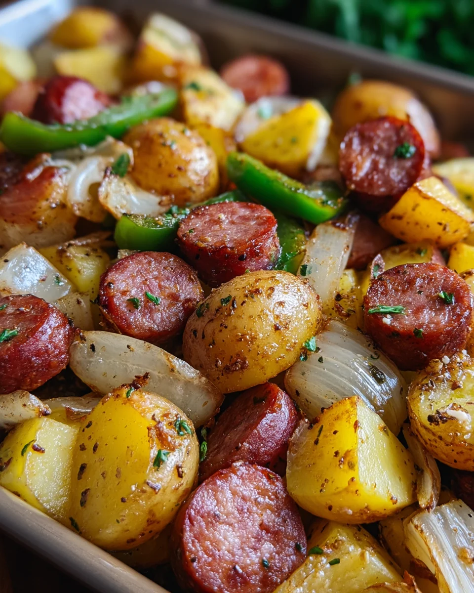 Smoked Sausage And Potato Bake 22 Smoked