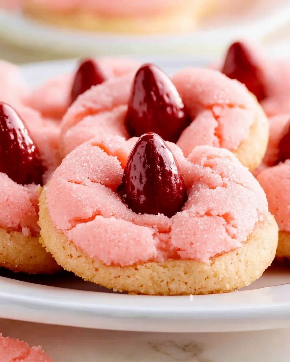 Strawberry Kiss Cookies