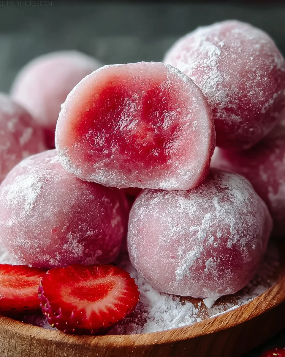 Strawberry Mochi 13 Strawberry Mochi