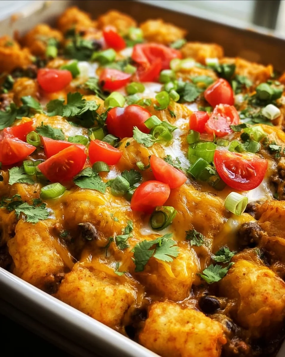 Taco Tater Tot Casserole Taco