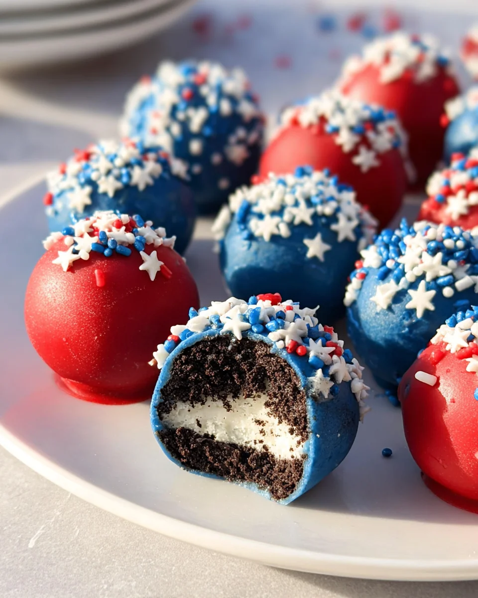 4th Of July Oreo Balls 18 4th Of July Oreo Balls