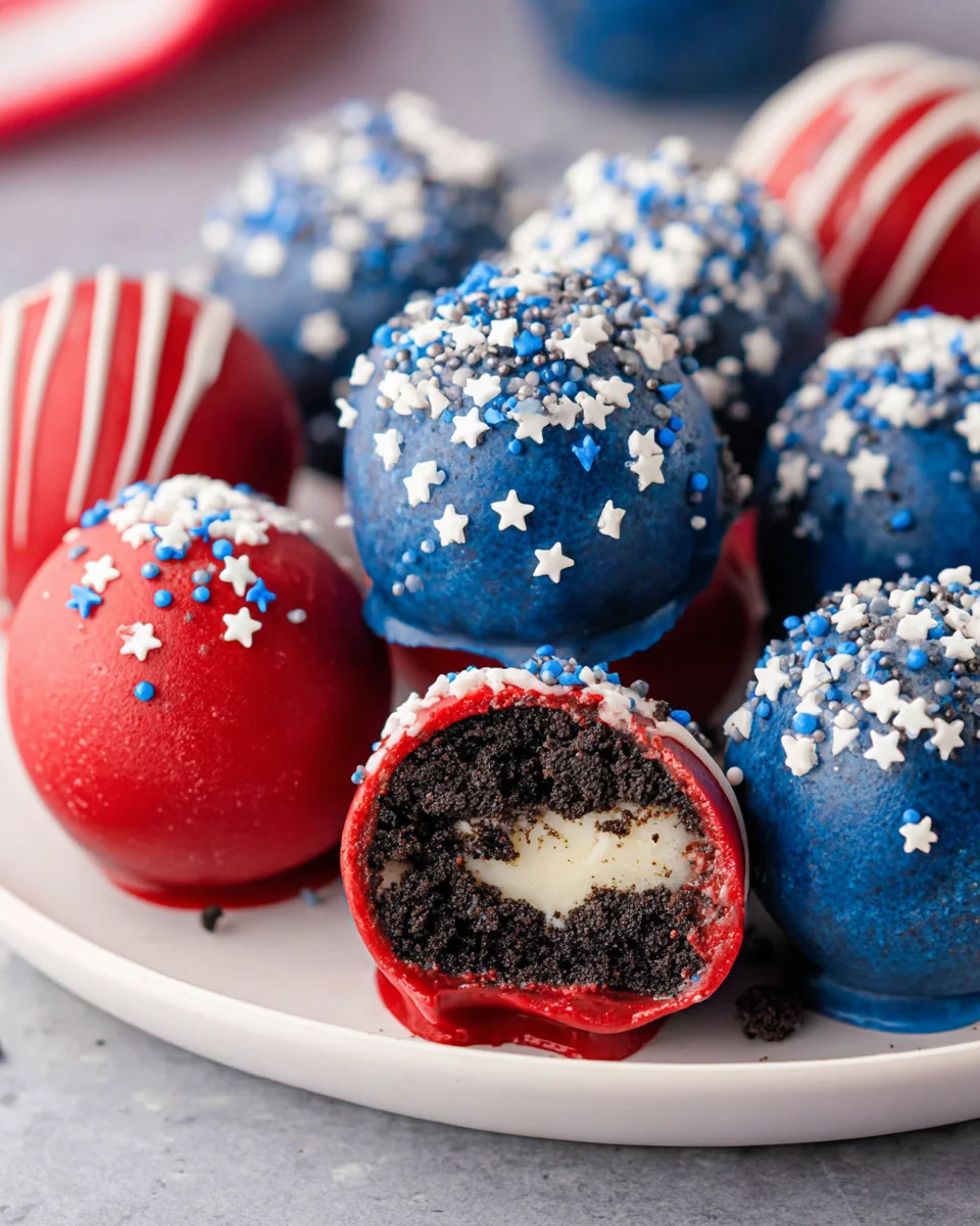4th Of July Oreo Balls 19 4th