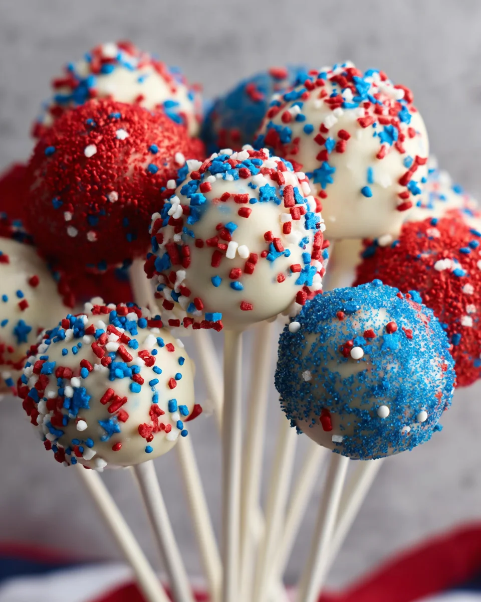 4th of July Cake pops 19 4th of July Cake pops