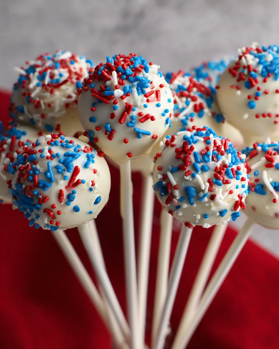 4th of July Cake pops 20 4th