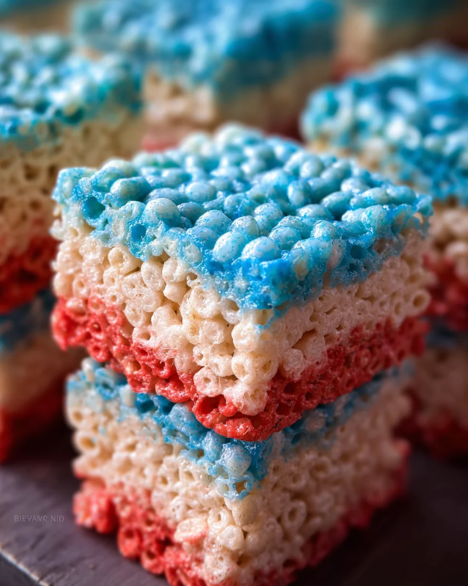4th of July Rice Krispie Treats