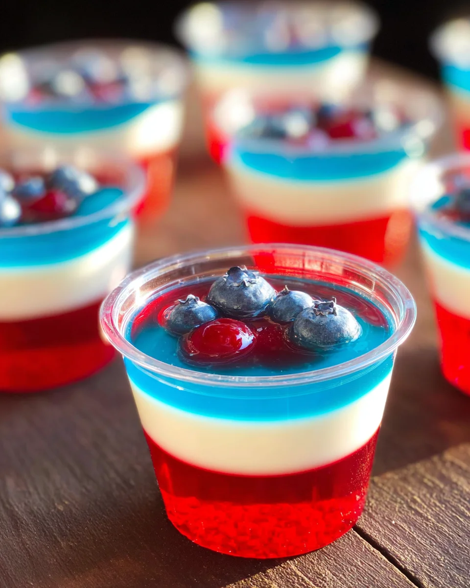 American Flag Jello Shots American
