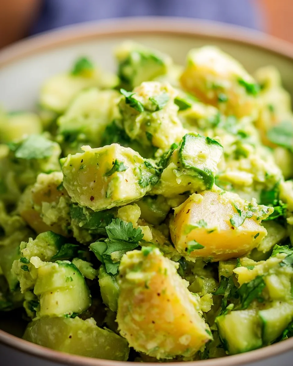 Avocado Potato Salad Avocado