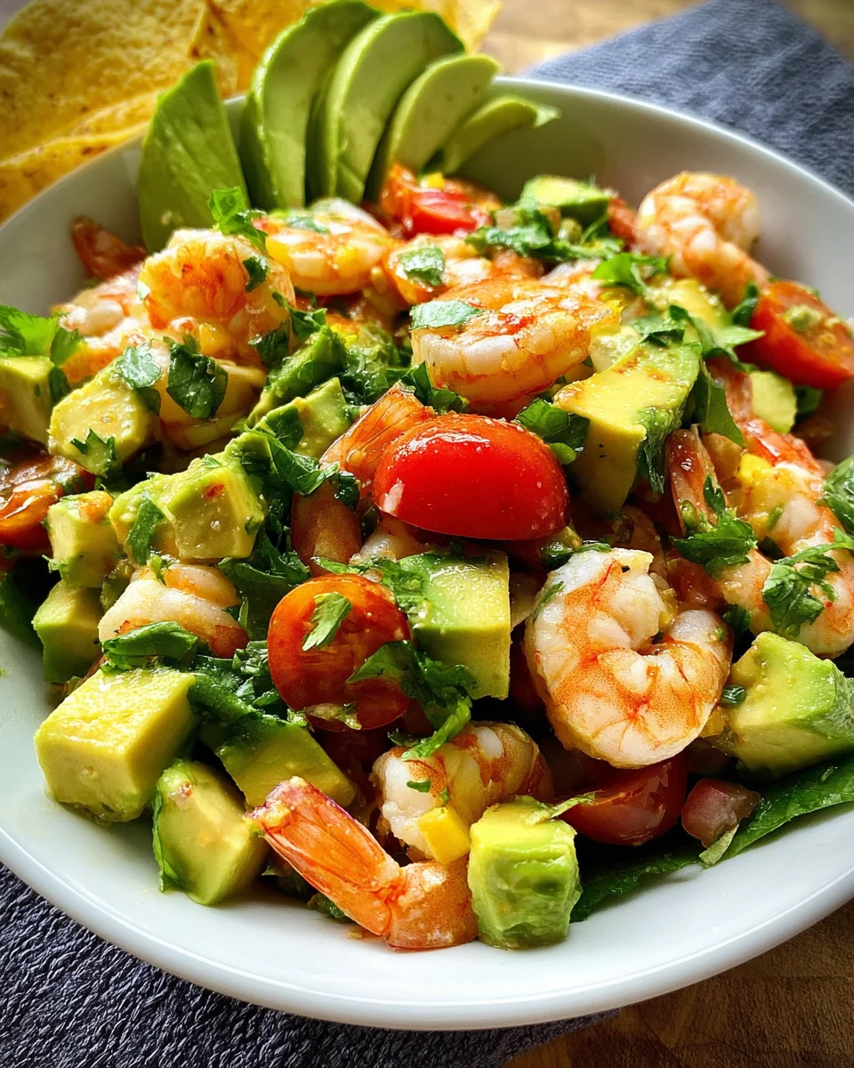 Avocado Salsa Shrimp Salad 22 Avocado