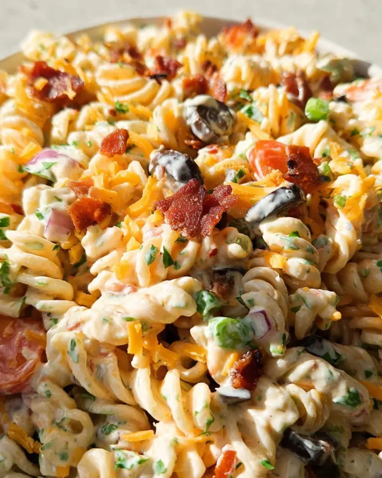 Bacon Ranch Pasta Salad