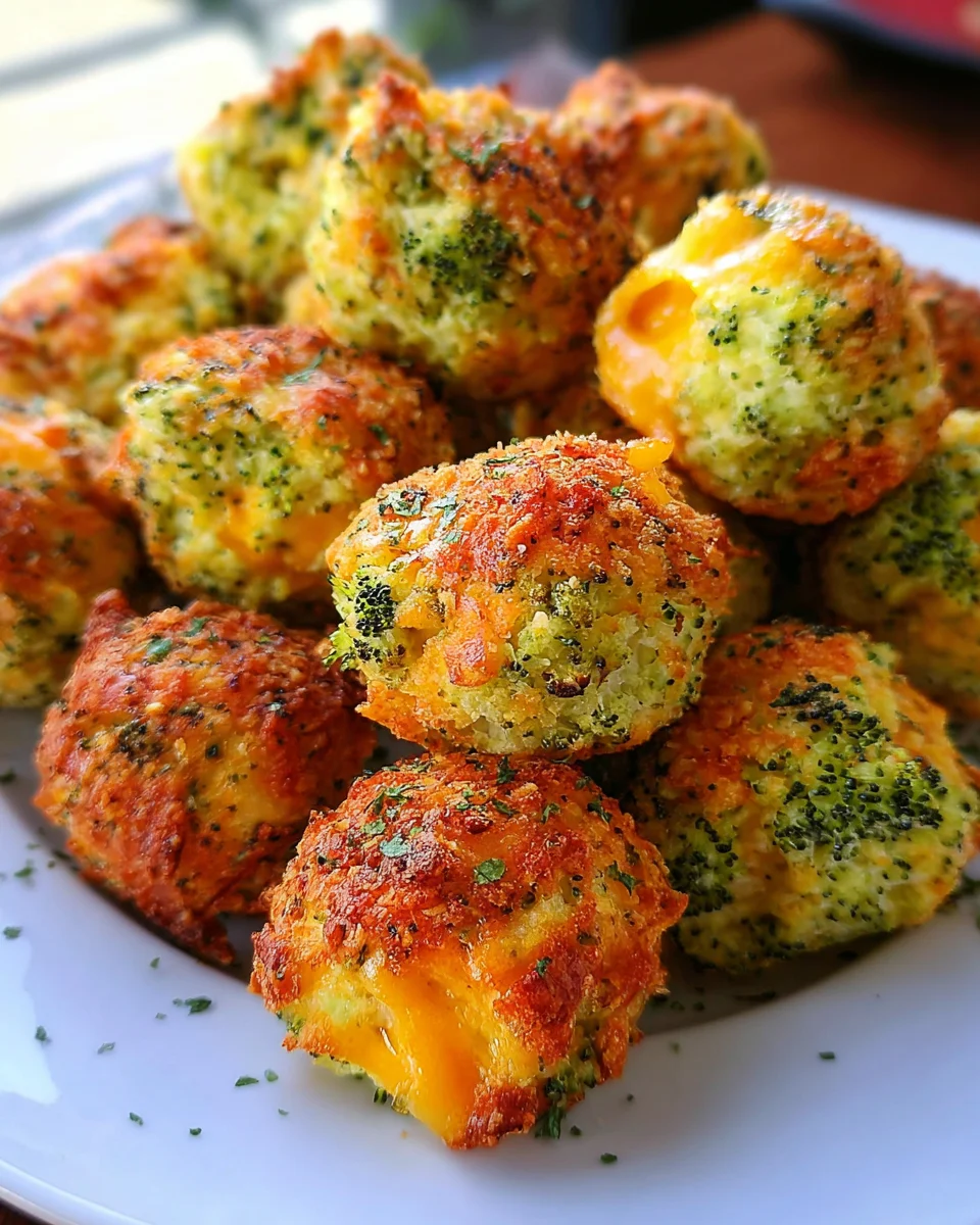 Baked Broccoli Cheese Balls 18 Baked Broccoli Cheese Balls