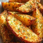Baked Garlic Parmesan Potato Wedges