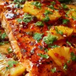 Baked Pineapple Salmon