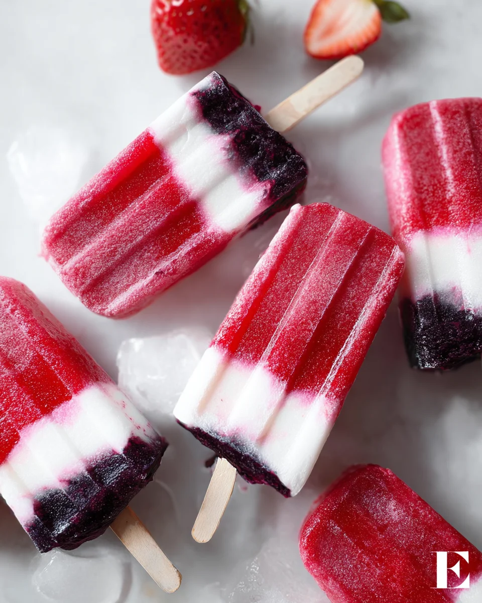 Berry-Coconut Rocket Pops 15 Berry-Coconut Rocket Pops