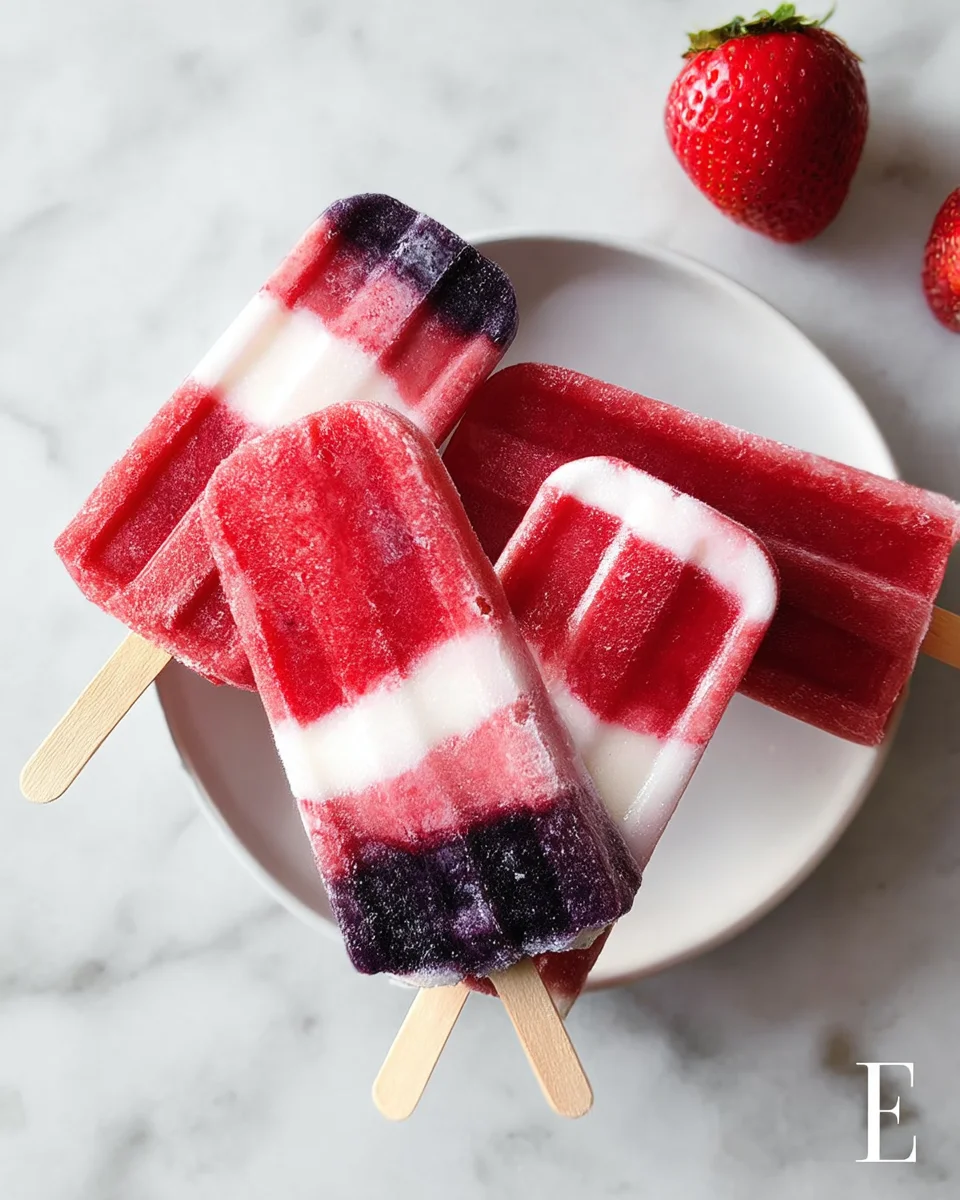 Berry-Coconut Rocket Pops 16 Berry-Coconut