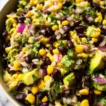 Black Bean Corn Avocado Salad