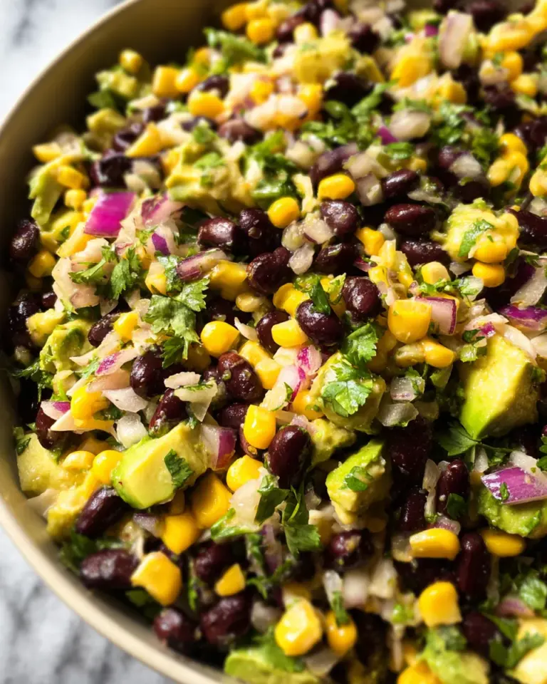 Black Bean Corn Avocado Salad