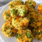 Cheesy Broccoli Quinoa Bites