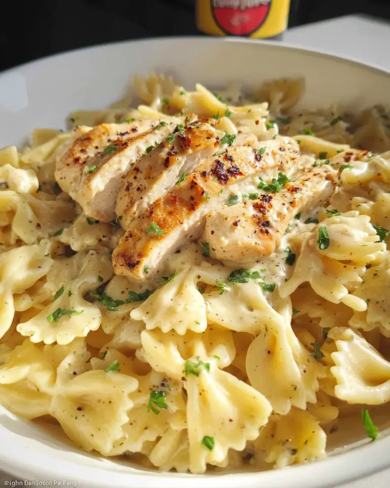 Chicken Garlic Parmesan Pasta