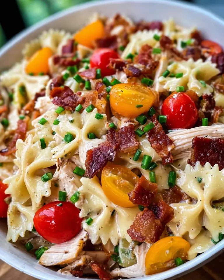 Crack Chicken Pasta Salad