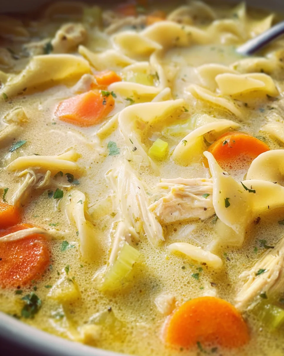 Creamy Chicken Noodle Soup Recipe 25 Creamy Chicken Noodle Soup Recipe