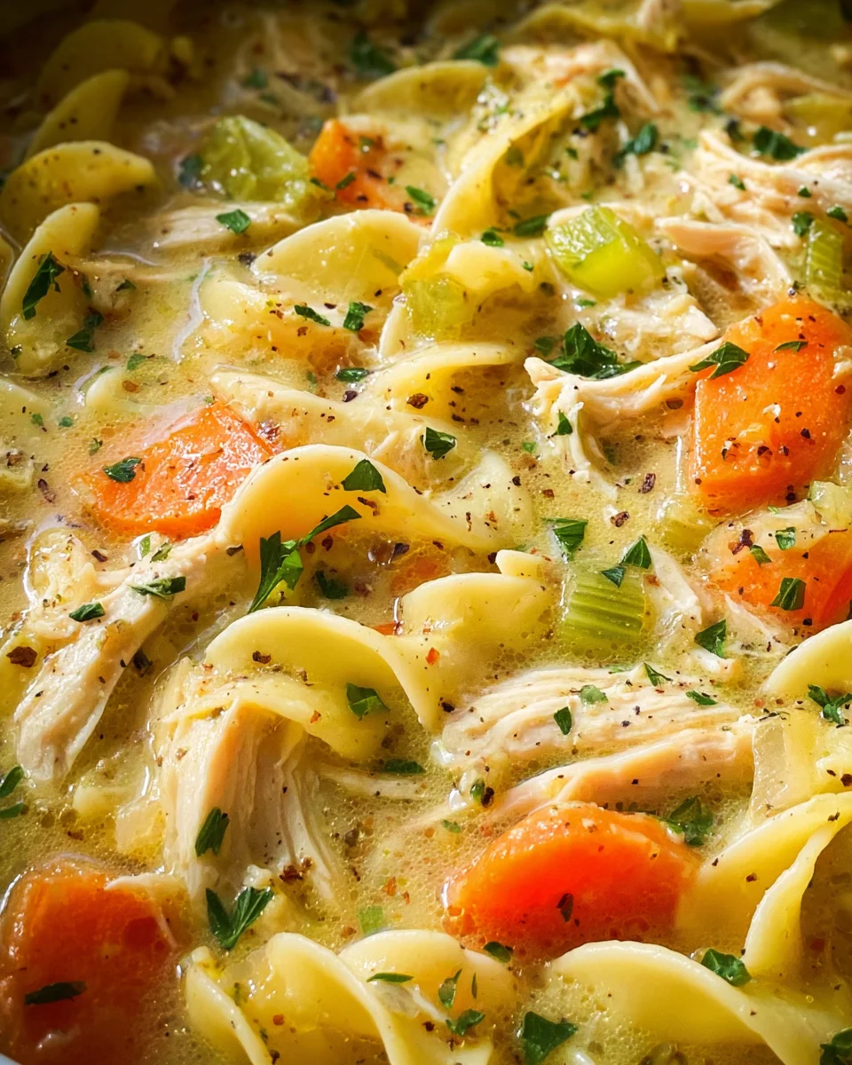 Creamy Chicken Noodle Soup Recipe 26 Creamy
