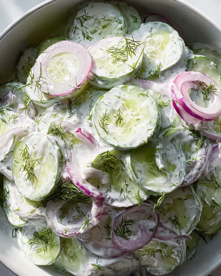 Creamy Cucumber Salad