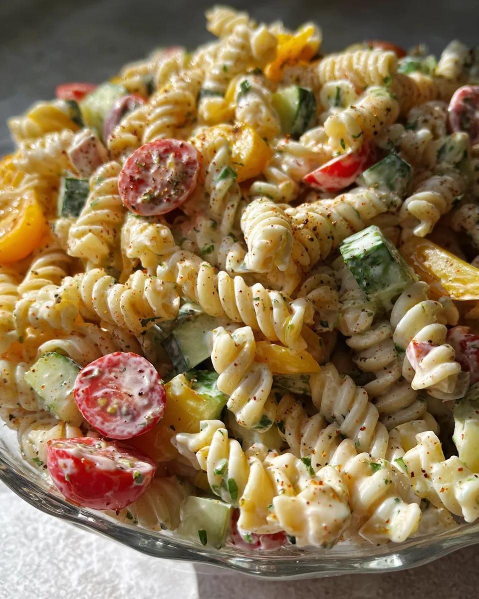Creamy Pasta Salad 19 Creamy