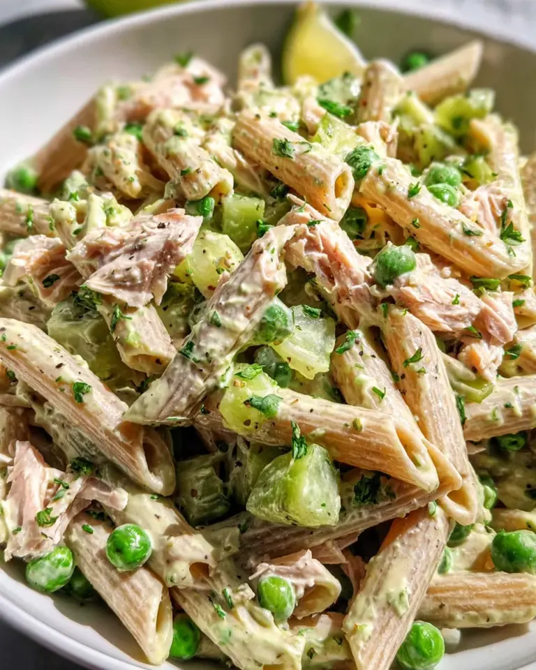 Creamy and Healthy Tuna Pasta Salad