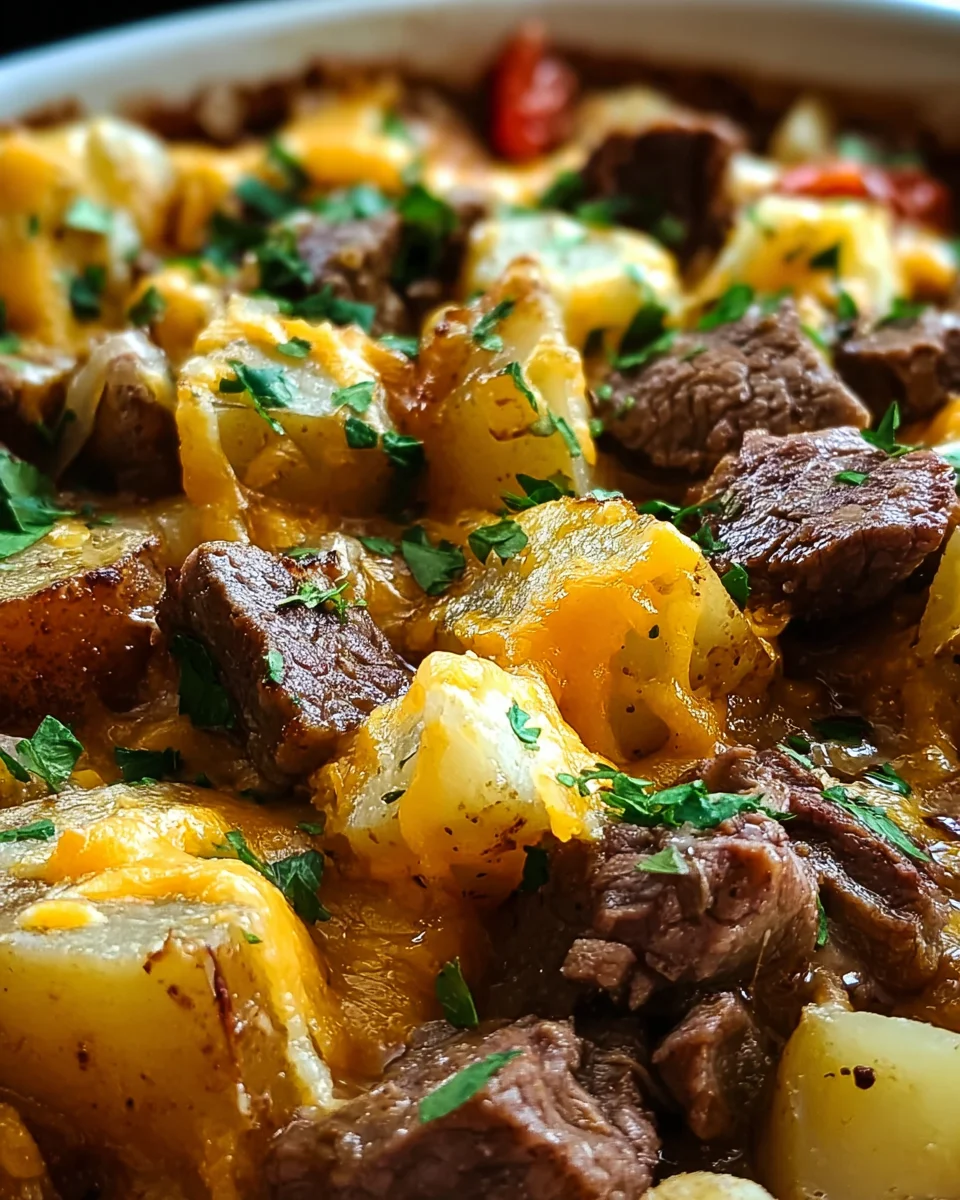 Crockpot Loaded Steak and Potato Bake Recipe 17 Crockpot