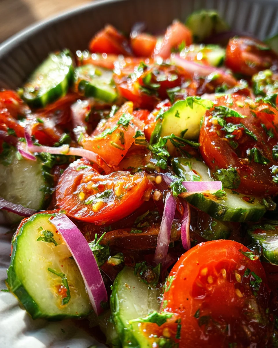 Cucumber Tomato Salad
