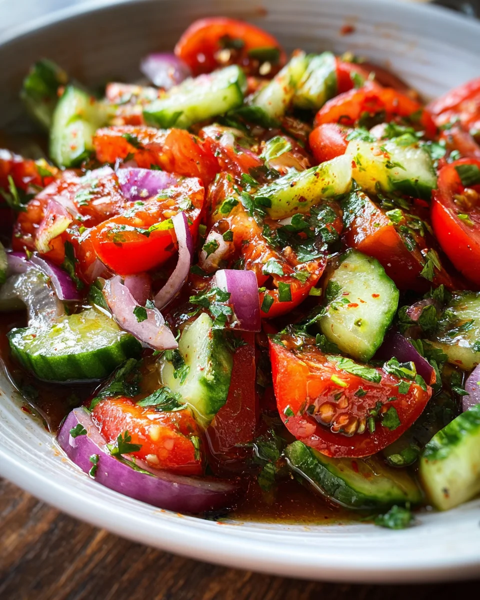 Cucumber Tomato Salad Cucumber