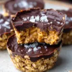 Easy No Bake Peanut Butter Oat Cups