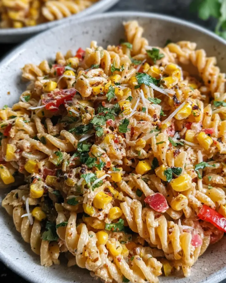 Esquites-Inspired Pasta Salad (Mexican Street Corn-Inspired)