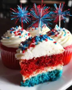 Fireworks Cupcakes