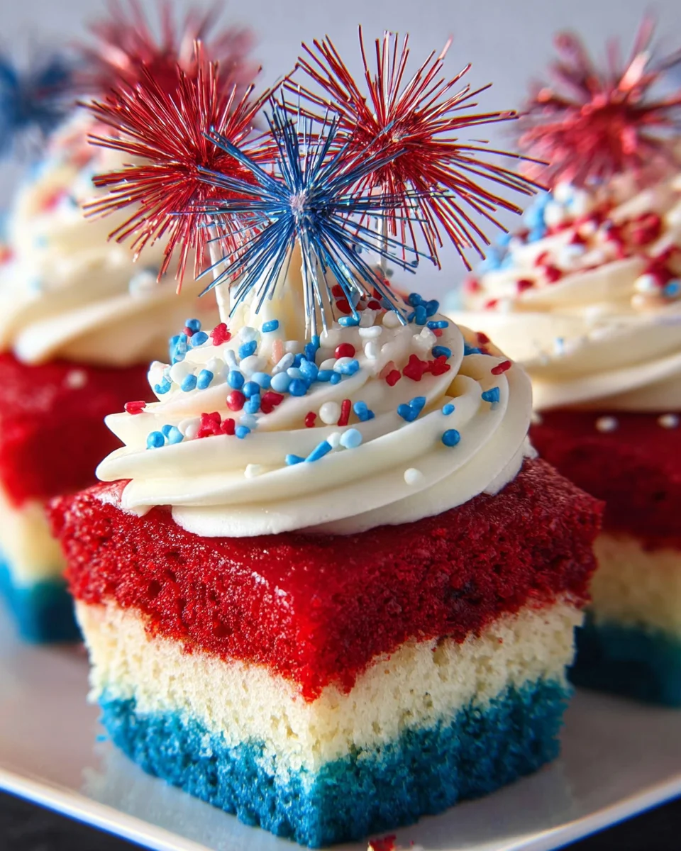 Fireworks Cupcakes Fireworks