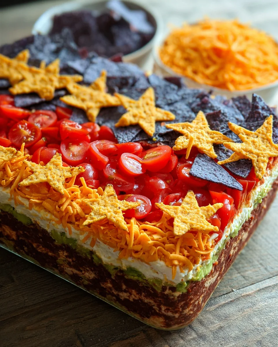 Flag Taco Dip 25 Flag