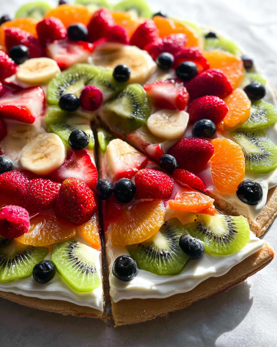 Fruit Pizza Summer Dessert