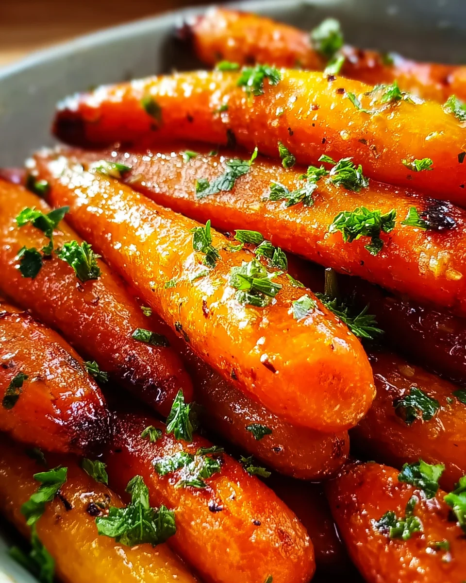 Glazed Roasted Carrots 19 Glazed