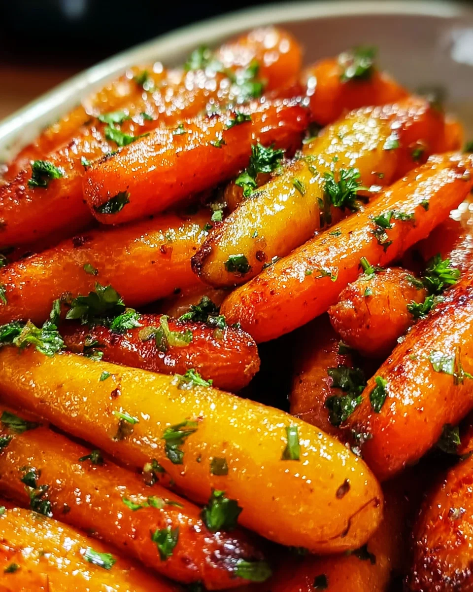 Glazed Roasted Carrots 20 Glazed