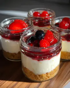 High Protein Cheesecake Jars