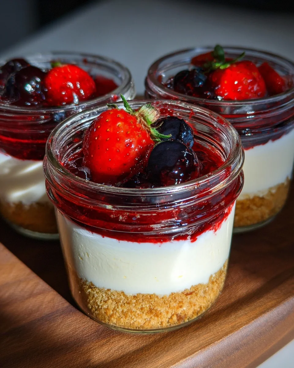 High Protein Cheesecake Jars 17 High
