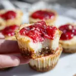 High Protein Healthy Strawberry Cheesecake Bites