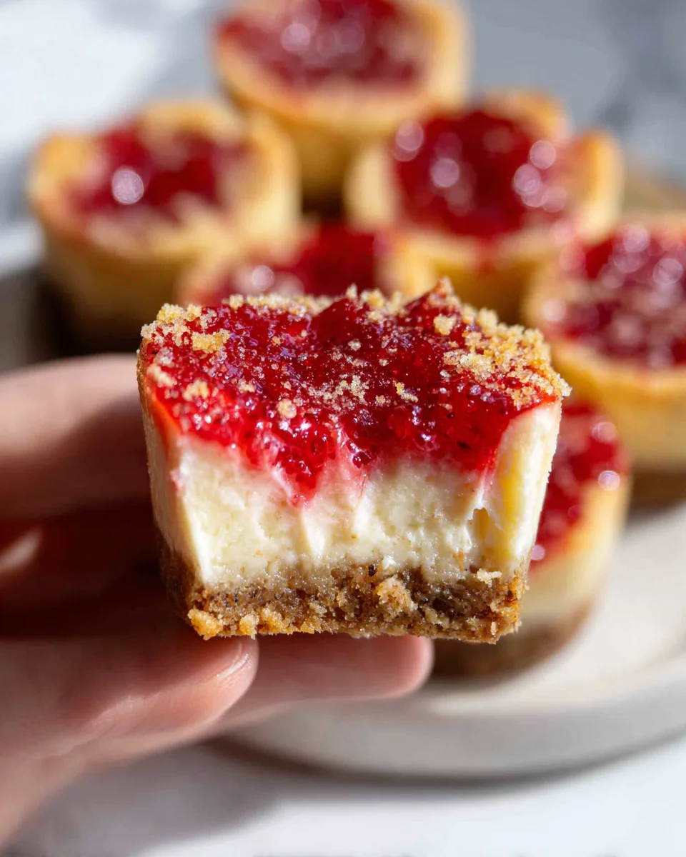 High Protein Healthy Strawberry Cheesecake Bites 22 High