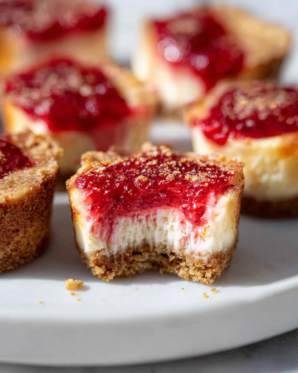 High Protein Healthy Strawberry Cheesecake Bites 23 High