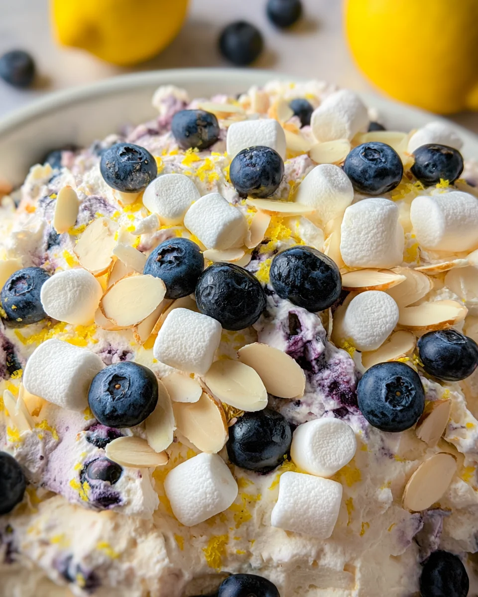 Lemon Blueberry Fluff 17 Lemon